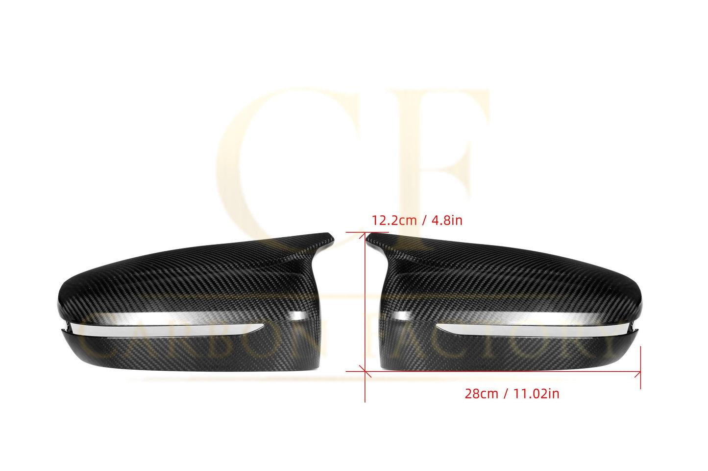 MP Style Pre-Preg Carbon Fibre Replacement Mirror Covers for BMW F90 M5 F91 F92 F93 M8 17-24-Carbon Factory