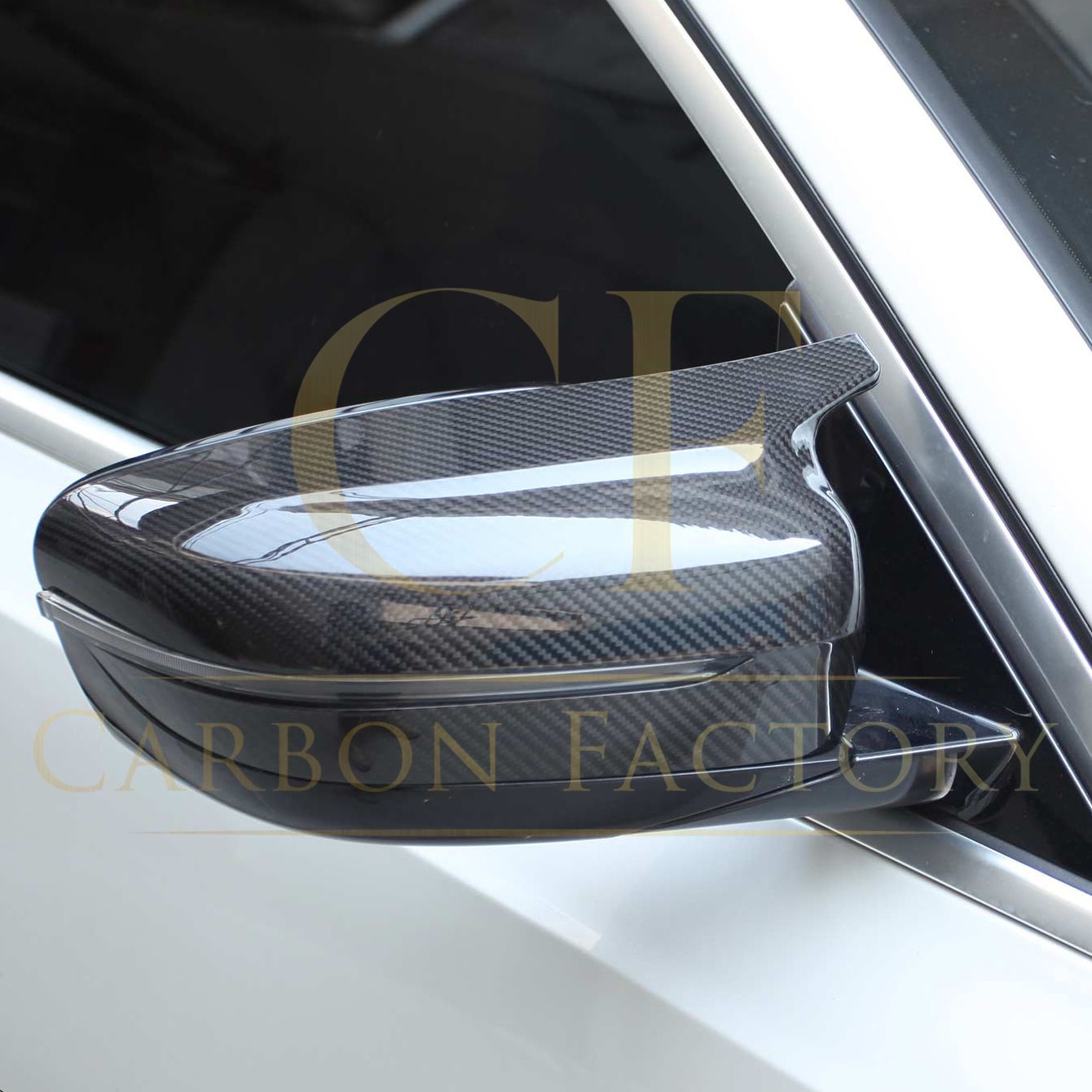 MP Style Pre-Preg Carbon Fibre Replacement Mirror Covers for BMW G11 G12 7 Series 15-22-Carbon Factory