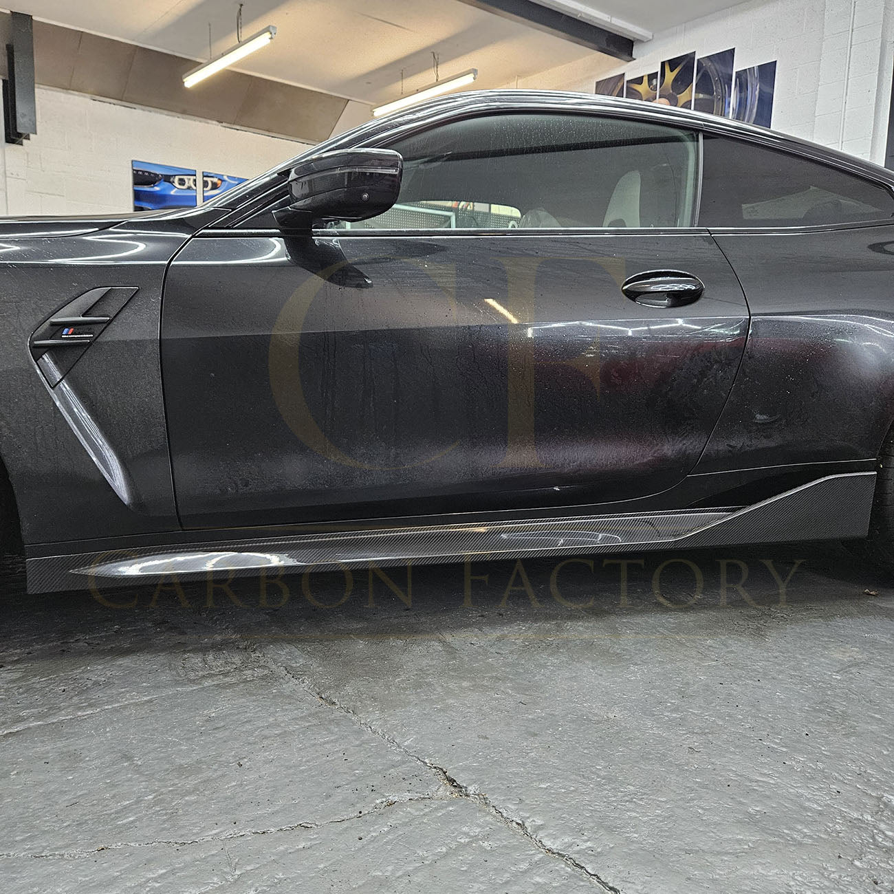 MP Style Pre-Preg Carbon Fibre Side Skirt for BMW G82 G83 M4 21-Present-Carbon Factory