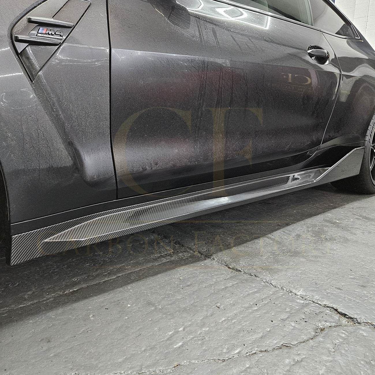 MP Style Pre-Preg Carbon Fibre Side Skirt for BMW G82 G83 M4 21-Present-Carbon Factory