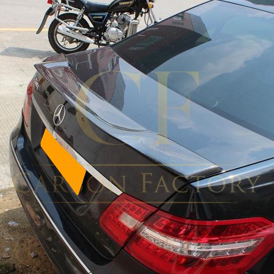 Mercedes Benz C207 E Class Coupe Renntech Style Carbon Fibre Boot Spoiler 10-17-Carbon Factory