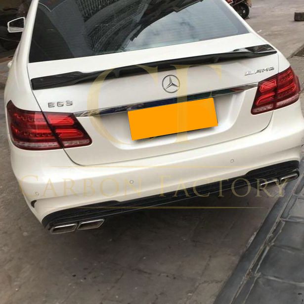 Mercedes Benz C207 E Class Coupe Renntech Style Carbon Fibre Boot Spoiler 10-17-Carbon Factory