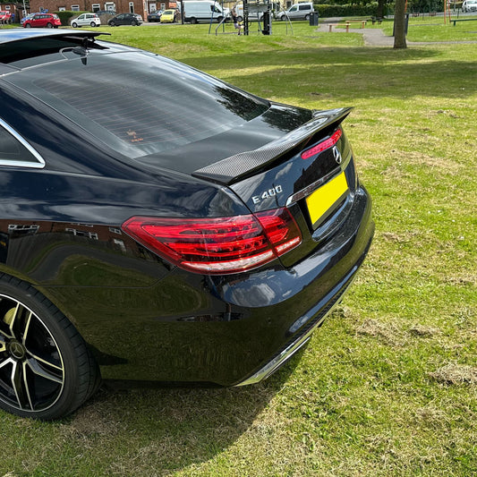 Mercedes Benz C207 E Class Coupe Renntech Style Carbon Fibre Boot Spoiler 10-17 by Carbon Factory-Carbon Factory