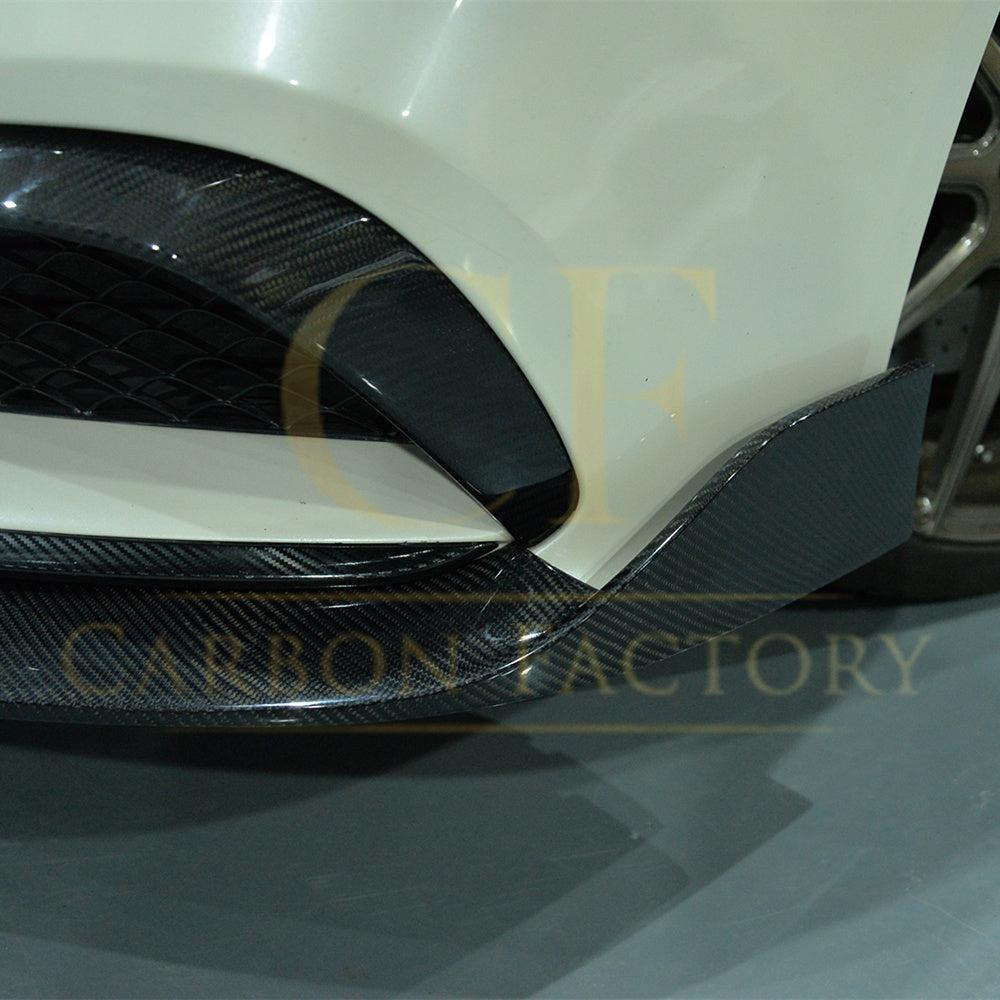 Mercedes Benz C218 CLS Brabus style Carbon Fibre Front Splitter 15-18 by Carbon Factory-Carbon Factory