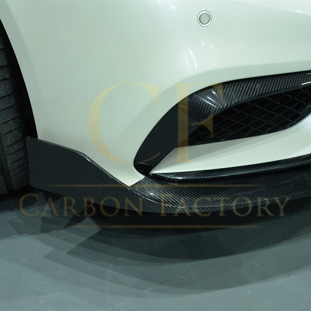 Mercedes Benz C218 CLS Brabus style Carbon Fibre Front Splitter 15-18 by Carbon Factory-Carbon Factory