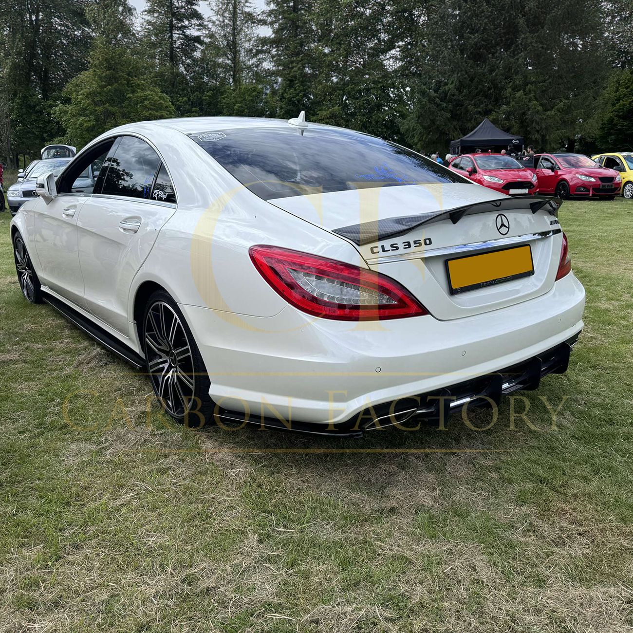 Mercedes Benz C218 CLS REN Style Carbon Fibre Boot Spoiler 14-18-Carbon Factory