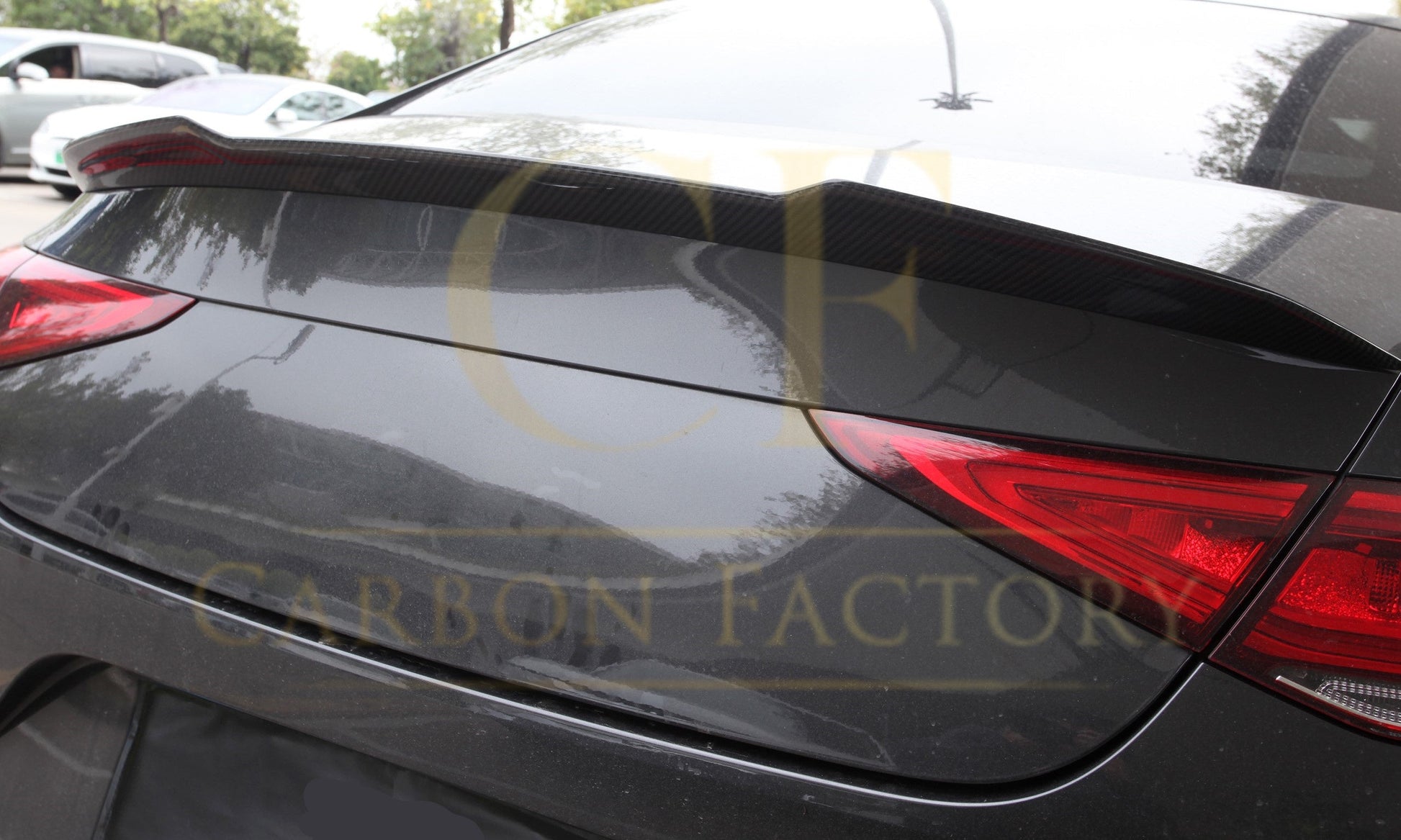 Mercedes Benz C257 CLS Saloon x style Pre-preg Carbon Fibre Boot Spoiler 20-Present by Carbon Factory-Carbon Factory