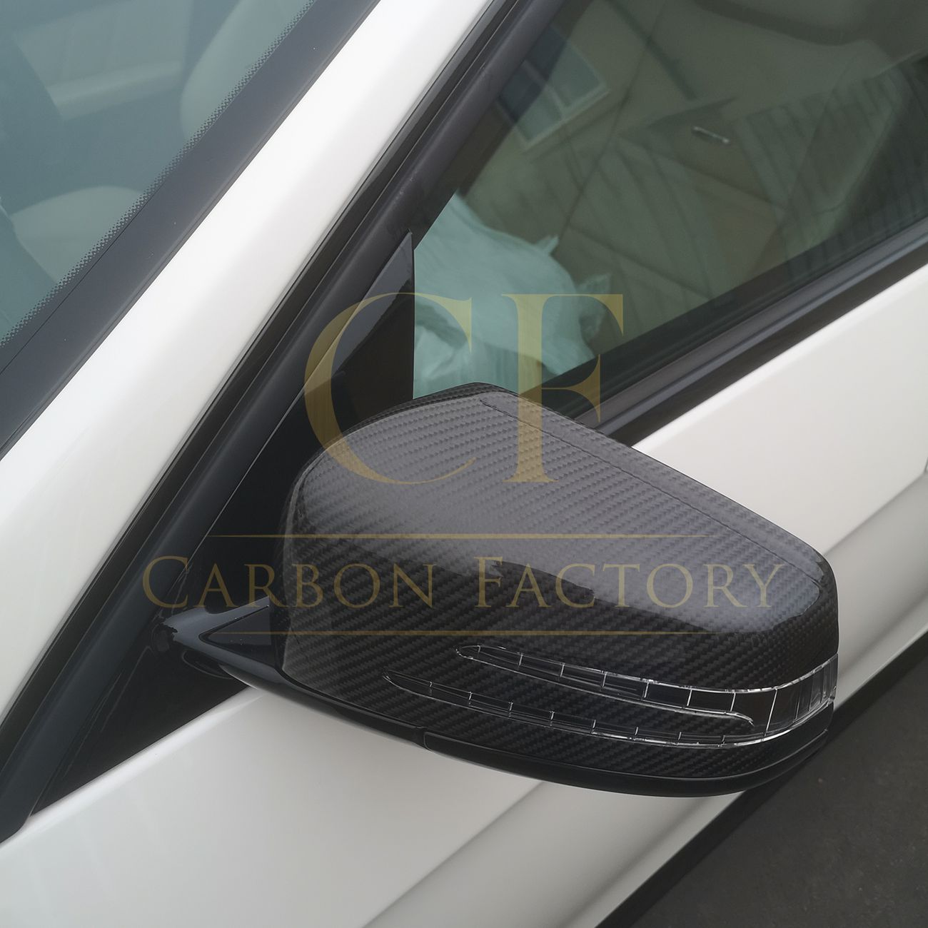 Mercedes Benz Universal Carbon Fibre Replacement Mirror Covers by Carbon Factory-Carbon Factory