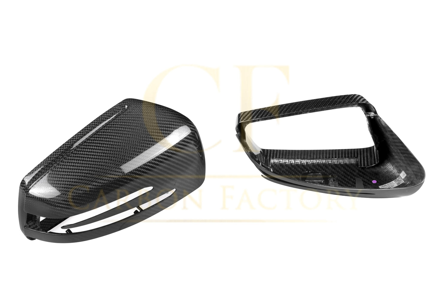 Mercedes Benz Universal OEM Style Pre-preg Carbon Fibre Replacement Mirror Covers by Carbon Factory-Carbon Factory