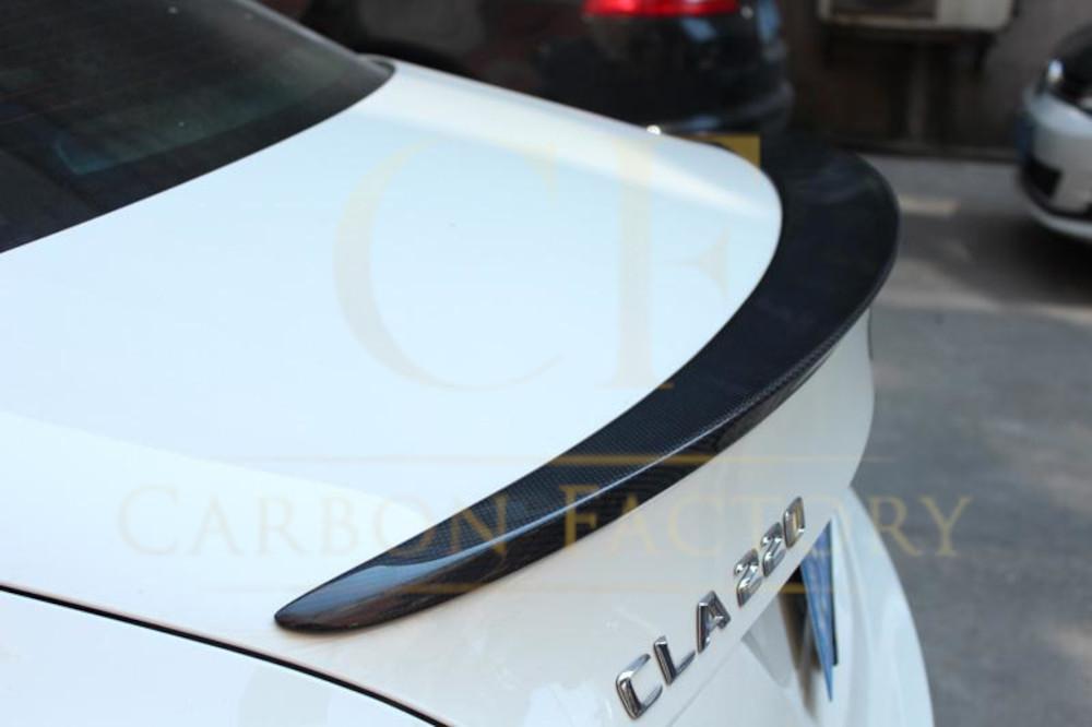 Mercedes Benz W117 CLA AMG Style Carbon Fibre Boot Spoiler 13-19-Carbon Factory