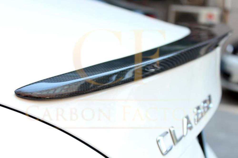 Mercedes Benz W117 CLA AMG Style Carbon Fibre Boot Spoiler 13-19-Carbon Factory