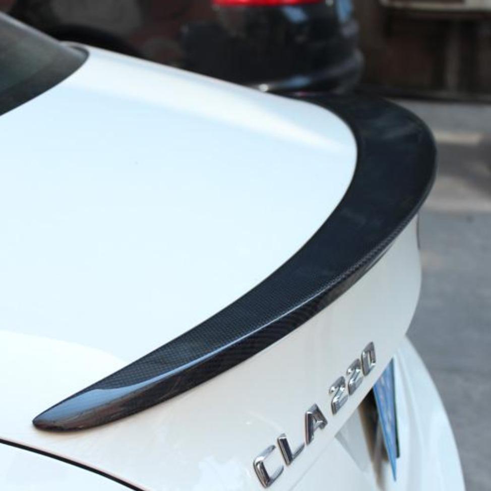 Mercedes Benz W117 CLA AMG Style Carbon Fibre Boot Spoiler 13-19-Carbon Factory