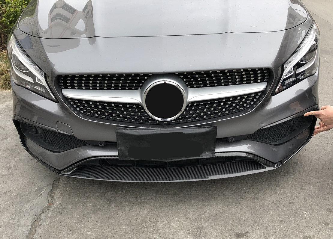 Mercedes Benz W117 CLA AMG Style Carbon Fibre Front Splitter 16-19 by Carbon Factory-Carbon Factory