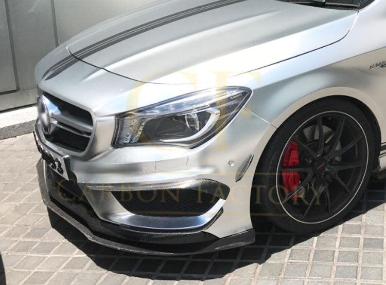 Mercedes Benz W117 CLA Carbon Fibre Front Canards Sets 13-16 by Carbon Factory-Carbon Factory