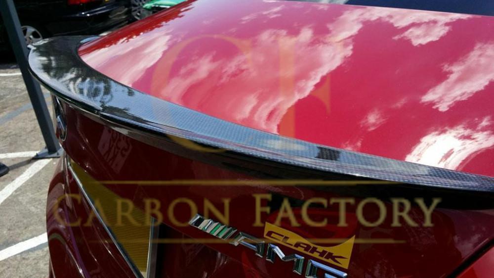 Mercedes Benz W117 CLA FD Style Carbon Fibre Boot Spoiler 13-19-Carbon Factory