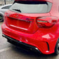 Mercedes Benz W176 A Class AMG Style Gloss Black Rear Diffuser with Exhaust Tips 13-18 by Carbon Factory-Carbon Factory