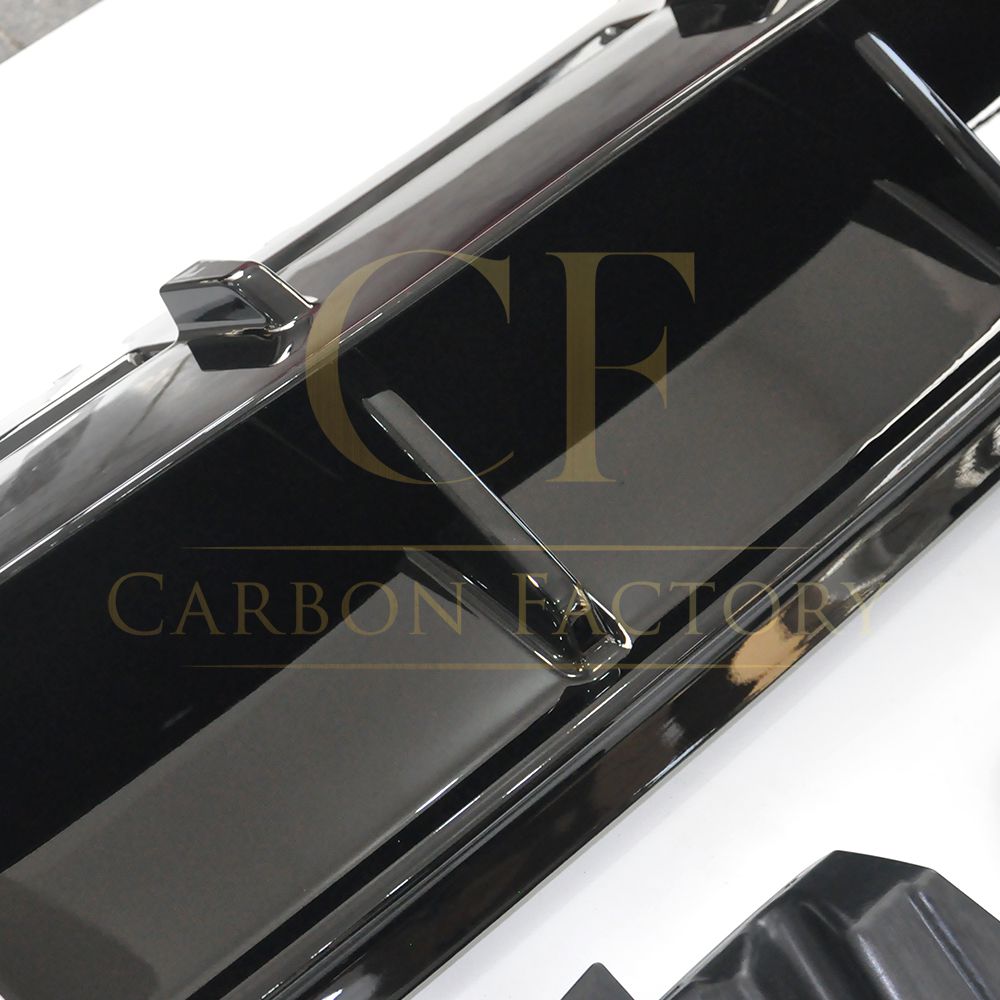 Mercedes Benz W176 A Class AMG Style Gloss Black Rear Diffuser with Exhaust Tips 13-18 by Carbon Factory-Carbon Factory