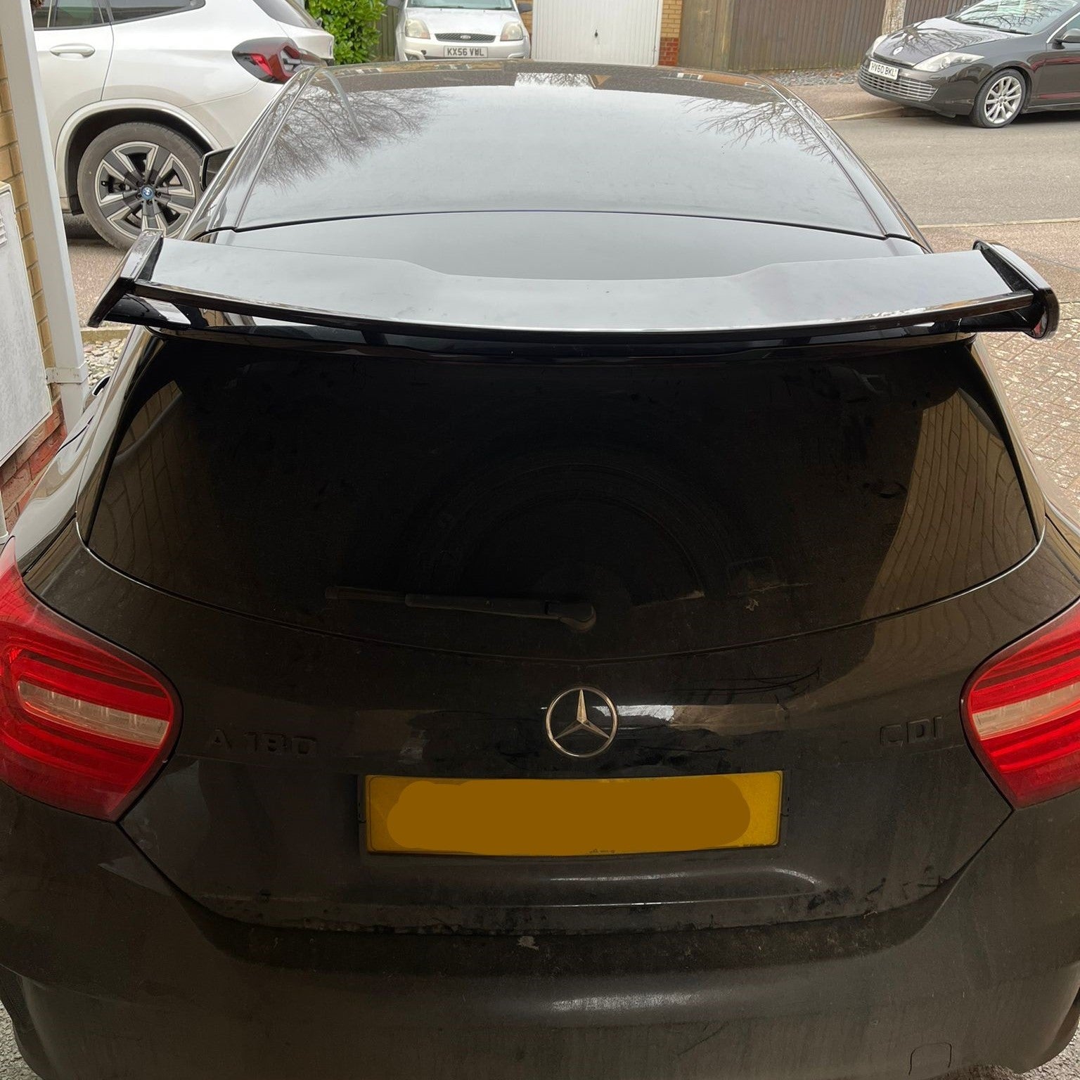 Mercedes Benz W176 A Class AMG Style Gloss Black Roof Spoiler 13-18 by Carbon Factory-Carbon Factory