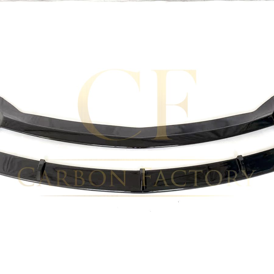 Mercedes Benz W176 A Class Brabus Style Gloss Black Front Splitter 16-18 by Carbon Factory-Carbon Factory