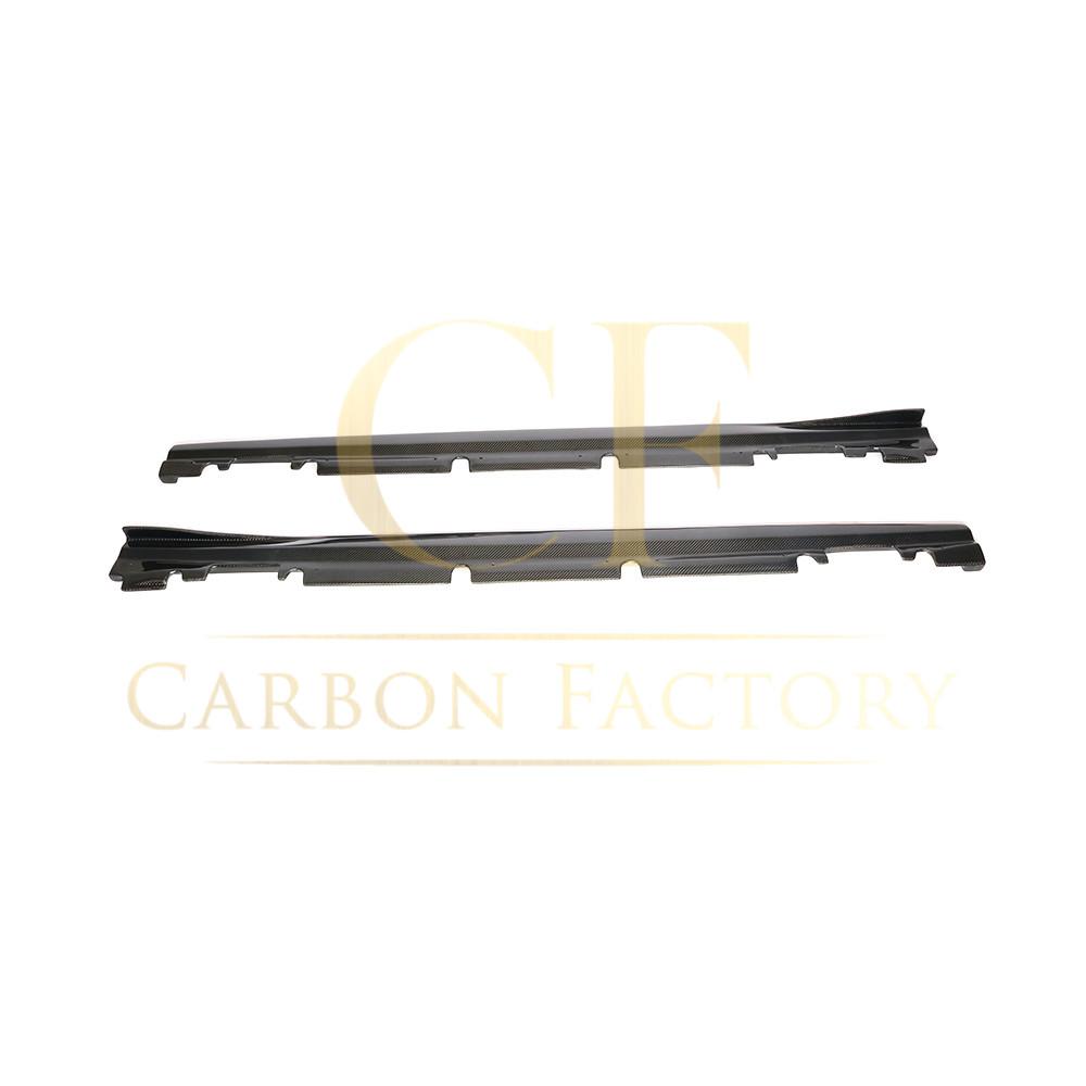 Mercedes Benz W176 A Class C117 Coupe RZ Style Red Carbon Fibre Side Skirt 13-18 by Carbon Factory-Carbon Factory