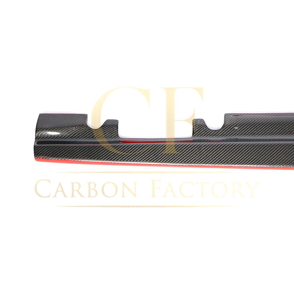 Mercedes Benz W176 A Class C117 Coupe RZ Style Red Carbon Fibre Side Skirt 13-18 by Carbon Factory-Carbon Factory