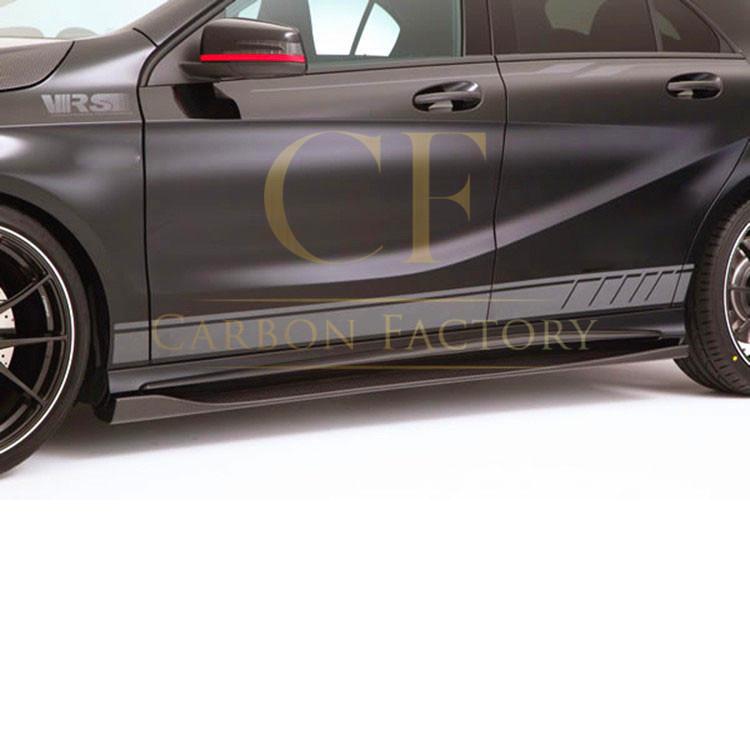 Mercedes Benz W176 A Class C117 Coupe VRS Style Carbon Fibre Side Skirts 13-18 by Carbon Factory-Carbon Factory