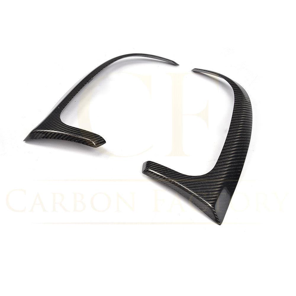 Mercedes Benz W176 A Class Carbon Fibre Rear Bumper Trims Style B 13-18-Carbon Factory