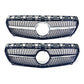 Mercedes Benz W176 A Class Diamond Style Front Grille 12-15 by Carbon Factory-Carbon Factory