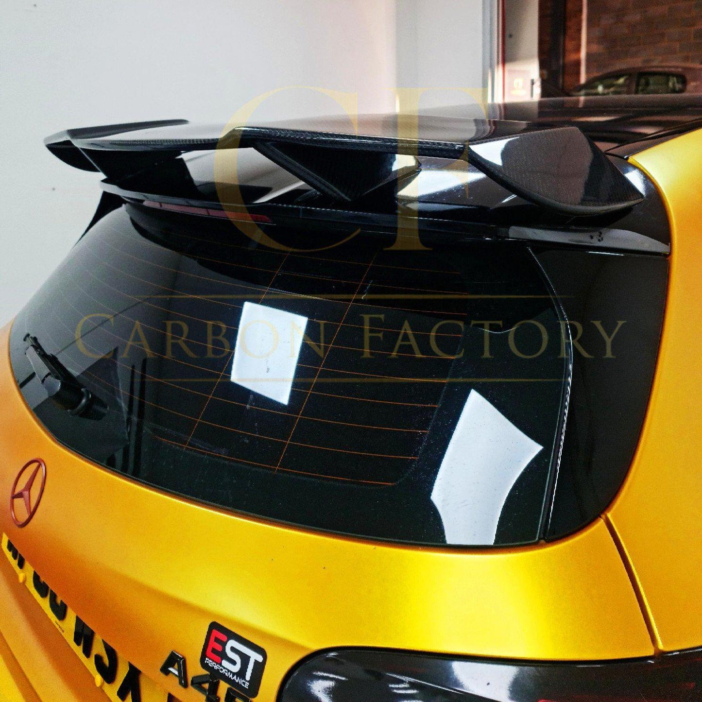 Mercedes Benz W176 A Class RZ Style Carbon Fibre Roof Spoiler 13-18 by Carbon Factory-Carbon Factory