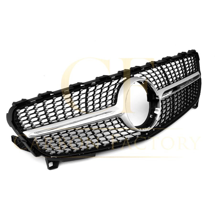 Mercedes Benz W177 A Class Diamond Style Front Grille 18-23 by Carbon Factory-Carbon Factory