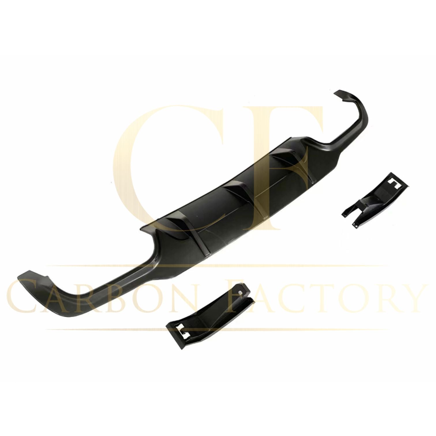 Mercedes Benz W204 C Class AMG Style Gloss Black Rear Diffuser 12-14 by Carbon Factory-Carbon Factory