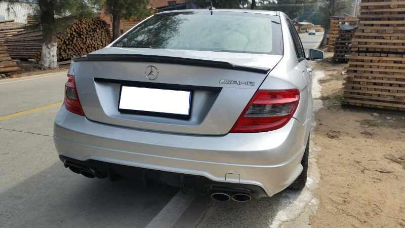 Mercedes Benz W204 C Class C74 Style Carbon Fibre Boot Spoiler 07-14 by Carbon Factory-Carbon Factory