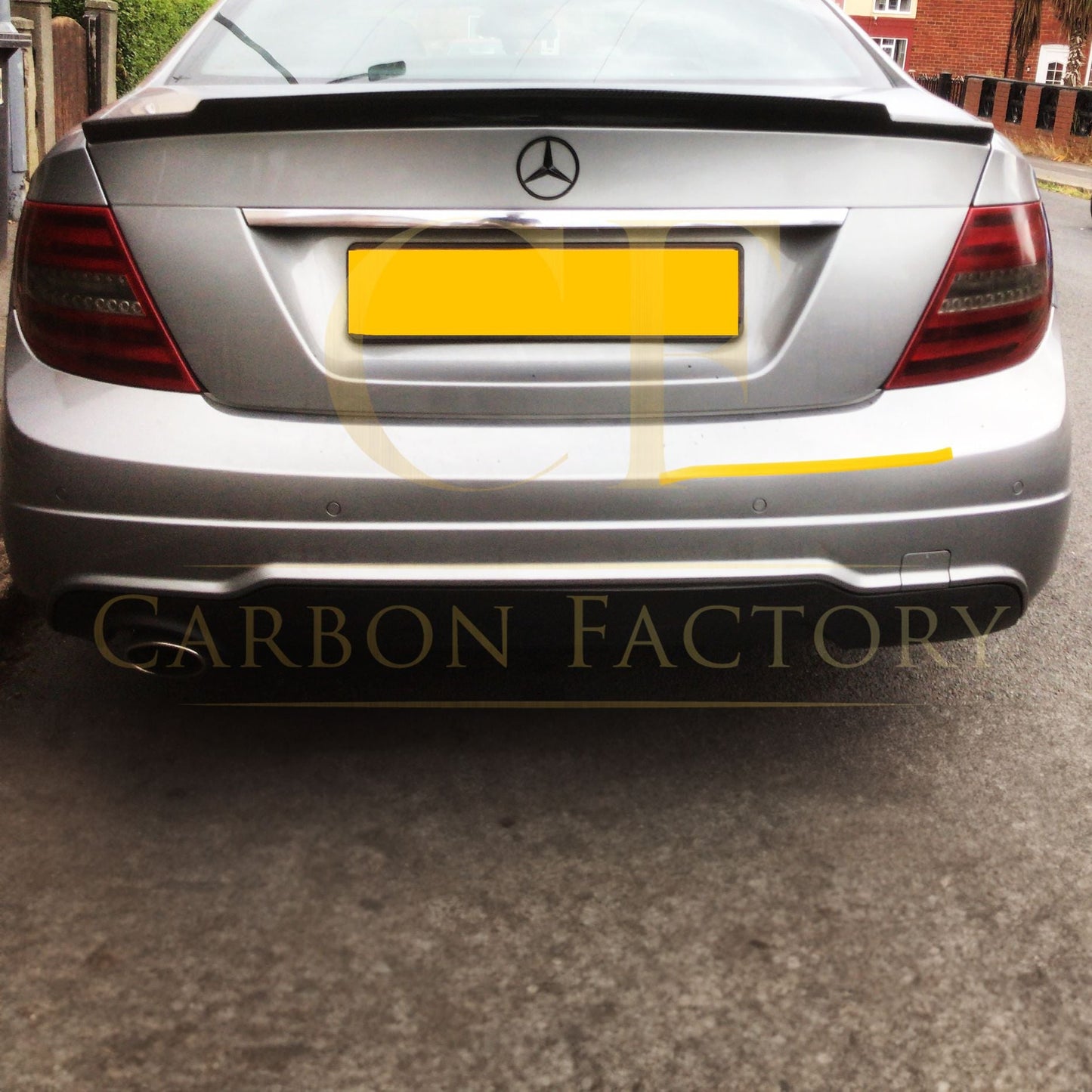 Mercedes Benz W204 C Class REN Style Carbon Fibre Boot Spoiler 07-14 by Carbon Factory-Carbon Factory