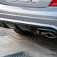 Mercedes Benz W204 C63 & C class Pre-facelift AMG Style Carbon Fibre Rear Diffuser 07-10 by Carbon Factory-Carbon Factory