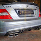 Mercedes Benz W204 C63 & C class Pre-facelift AMG Style Carbon Fibre Rear Diffuser 07-10 by Carbon Factory-Carbon Factory