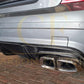 Mercedes Benz W204 C63 & C class Pre-facelift AMG Style Carbon Fibre Rear Diffuser 07-10 by Carbon Factory-Carbon Factory