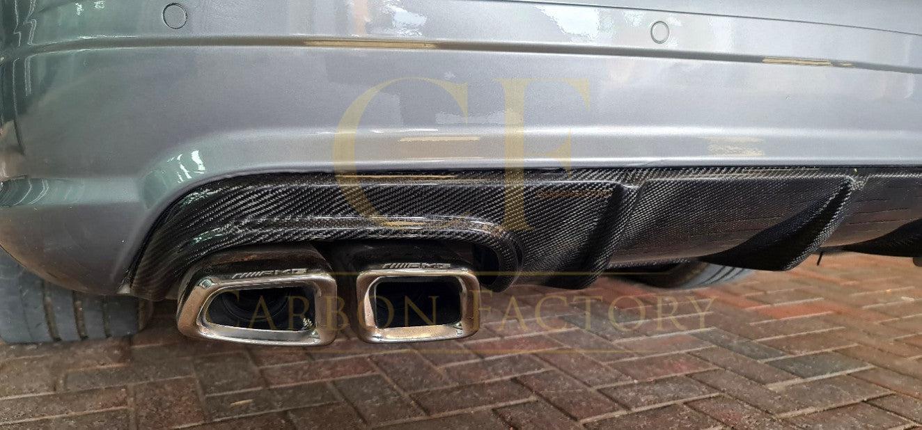 Mercedes Benz W204 C63 & C class Pre-facelift AMG Style Carbon Fibre Rear Diffuser 07-10 by Carbon Factory-Carbon Factory