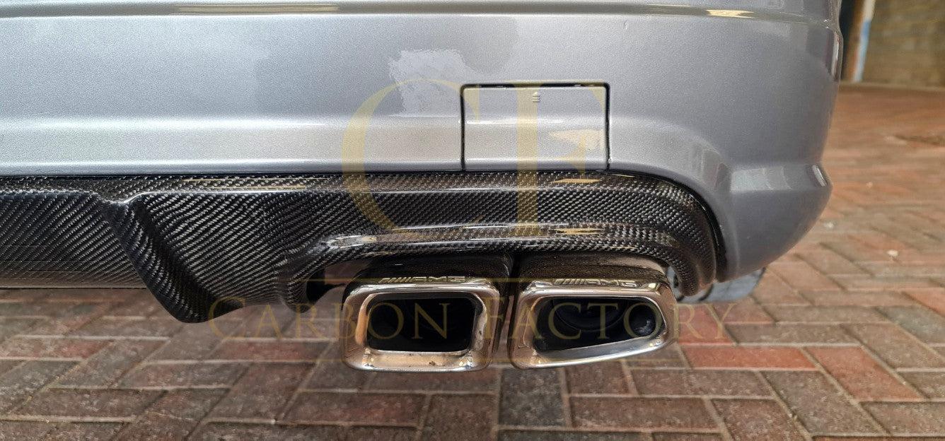 Mercedes Benz W204 C63 & C class Pre-facelift AMG Style Carbon Fibre Rear Diffuser 07-10 by Carbon Factory-Carbon Factory