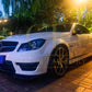 Mercedes Benz W204 C63 Facelift AMG Style Carbon Fibre Front Splitter 12-14 by Carbon Factory-Carbon Factory