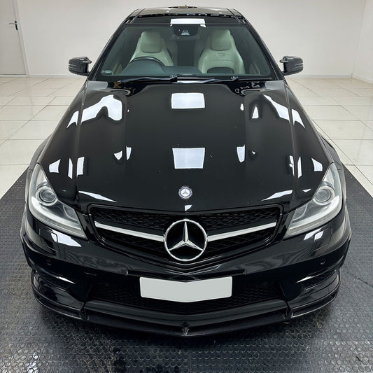 Mercedes Benz W204 C63 Facelift AMG Style Carbon Fibre Front Splitter 12-14 by Carbon Factory-Carbon Factory