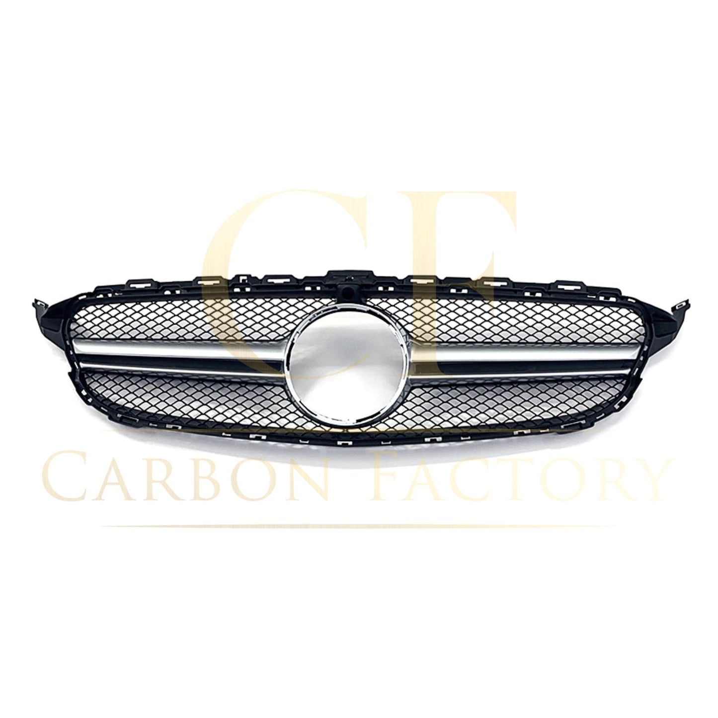 Mercedes Benz W205 C Class AMG Style Front Grille 14-18 by Carbon Factory-Carbon Factory