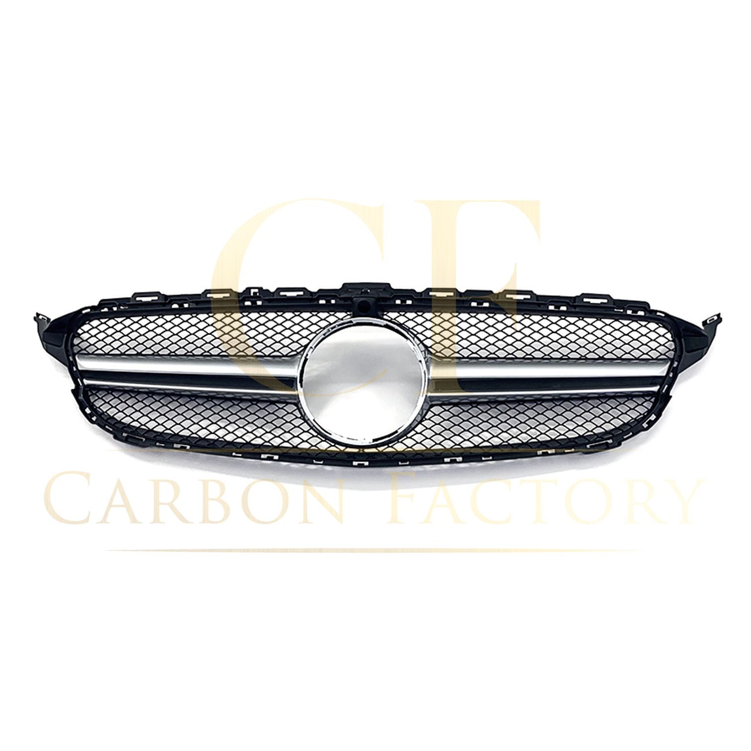 Mercedes Benz W205 C Class AMG Style Front Grille 14-18 by Carbon Factory-Carbon Factory