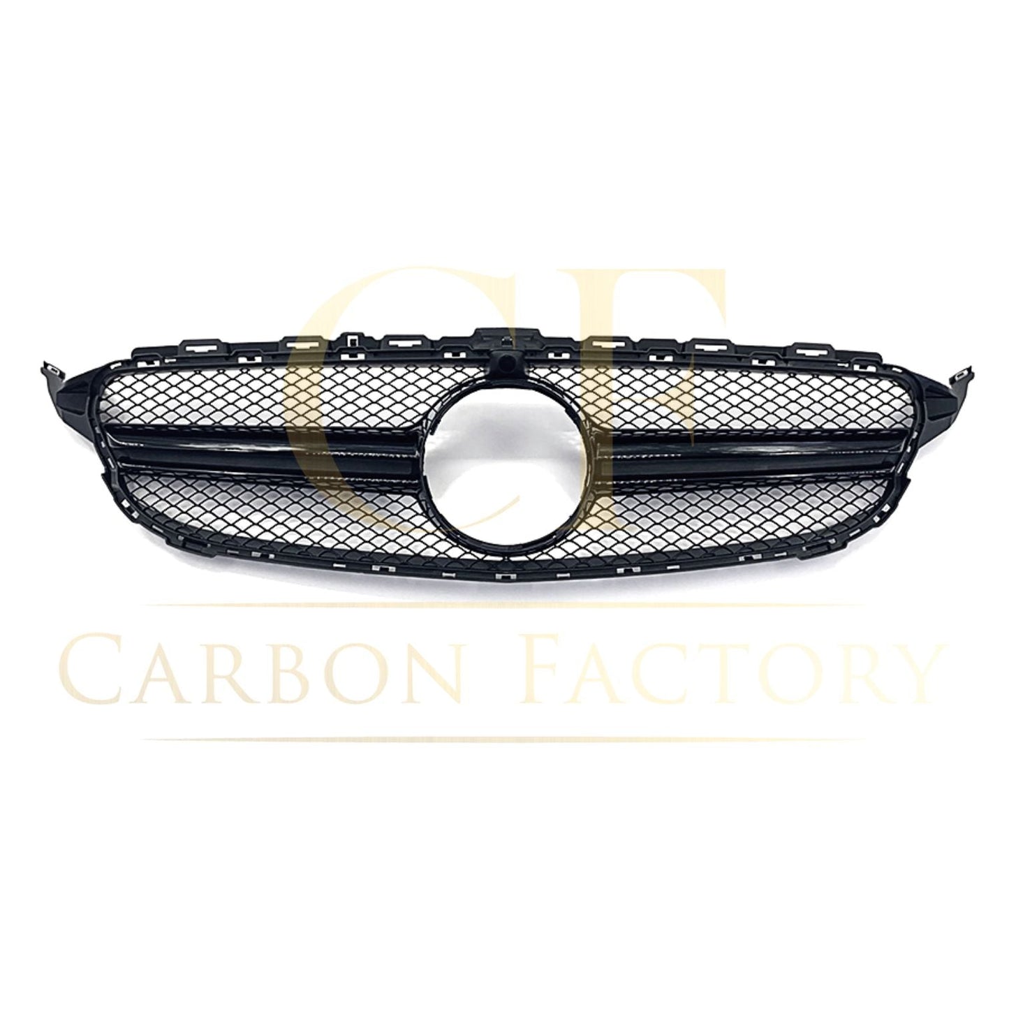 Mercedes Benz W205 C Class AMG Style Front Grille 14-18 by Carbon Factory-Carbon Factory