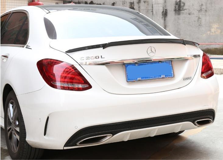 Mercedes Benz W205 C Class Brabus Style Carbon Fibre Boot Spoiler 15-21 by Carbon Factory-Carbon Factory