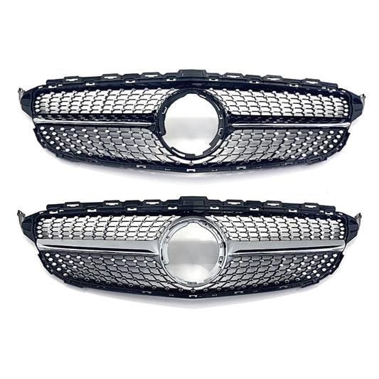 Mercedes Benz W205 C Class Diamond Style Front Grille 19-22 by Carbon Factory-Carbon Factory