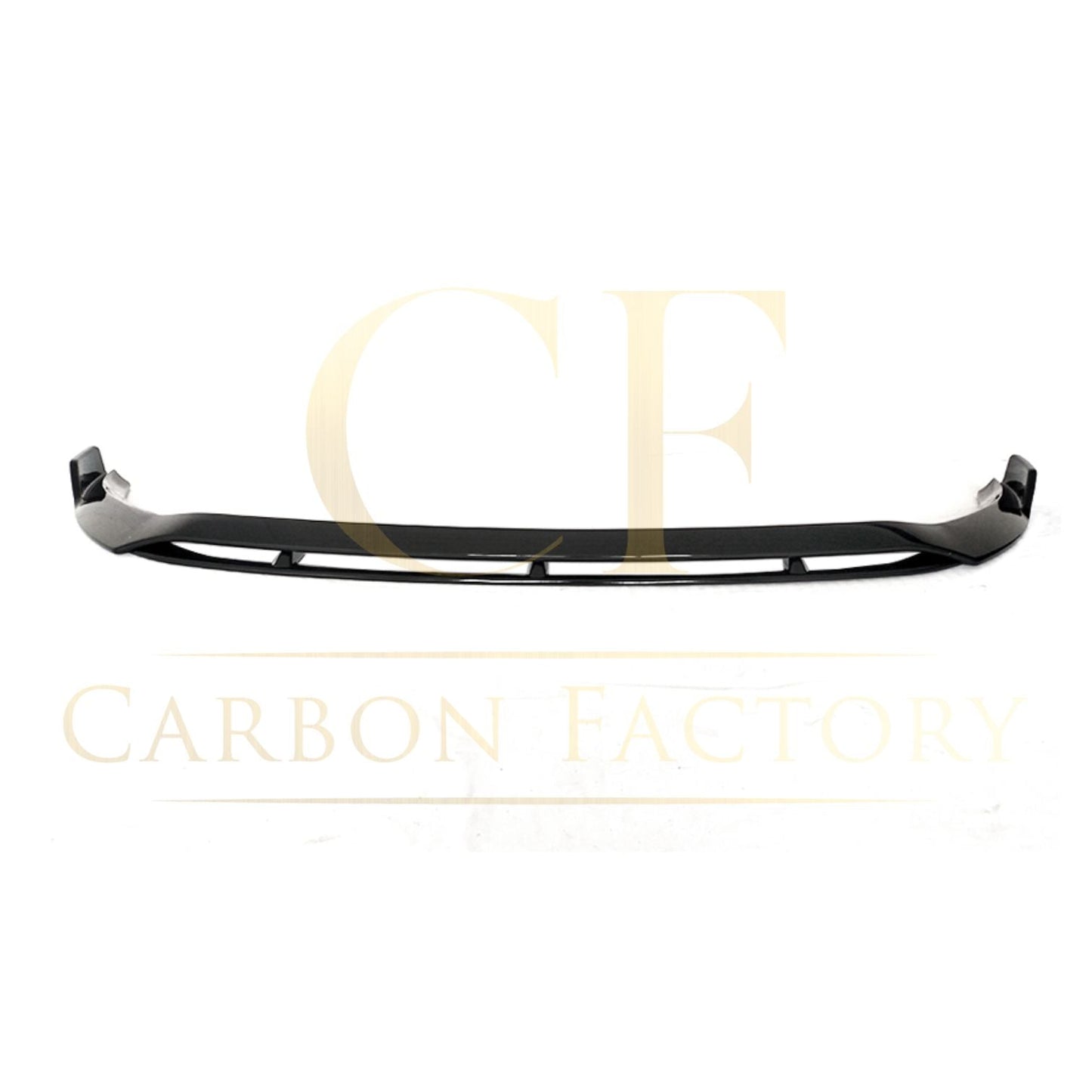 Mercedes Benz W205 C Class V Gloss Black Front Splitter 19-21 by Carbon Factory-Carbon Factory