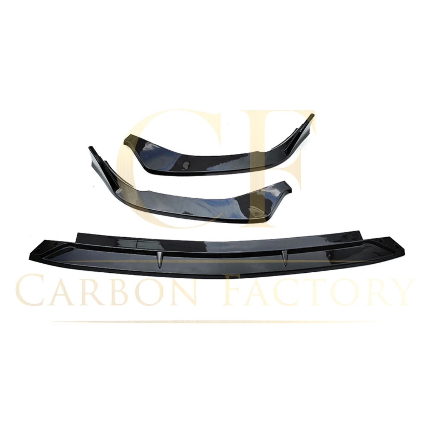 Mercedes Benz W206 C Class Brabus Style Gloss Black Front Splitter 22-Present by Carbon Factory-Carbon Factory