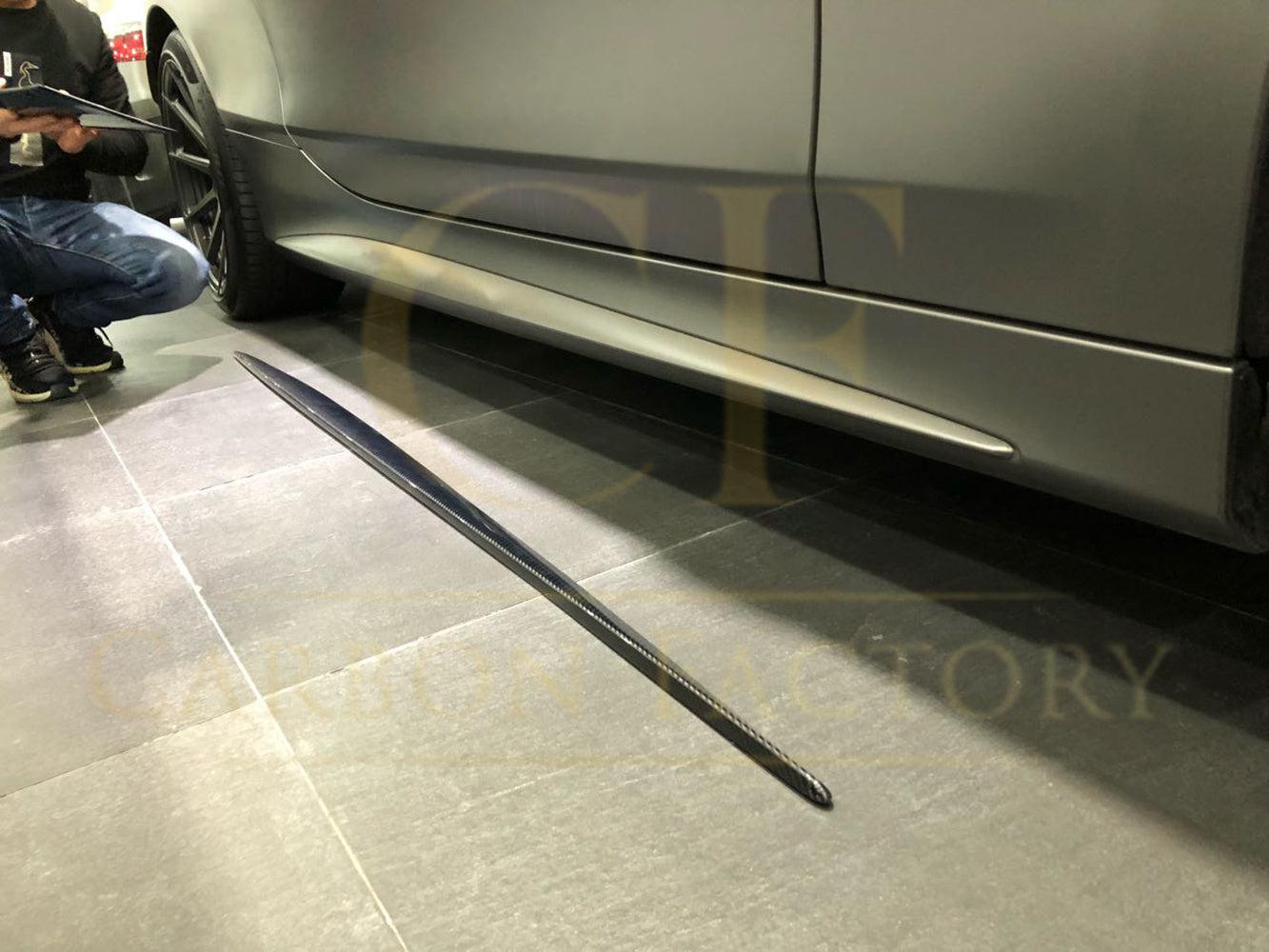 Mercedes Benz W222 S Class Coupe Carbon Fibre Side Skirts 14-17 by Carbon Factory-Carbon Factory