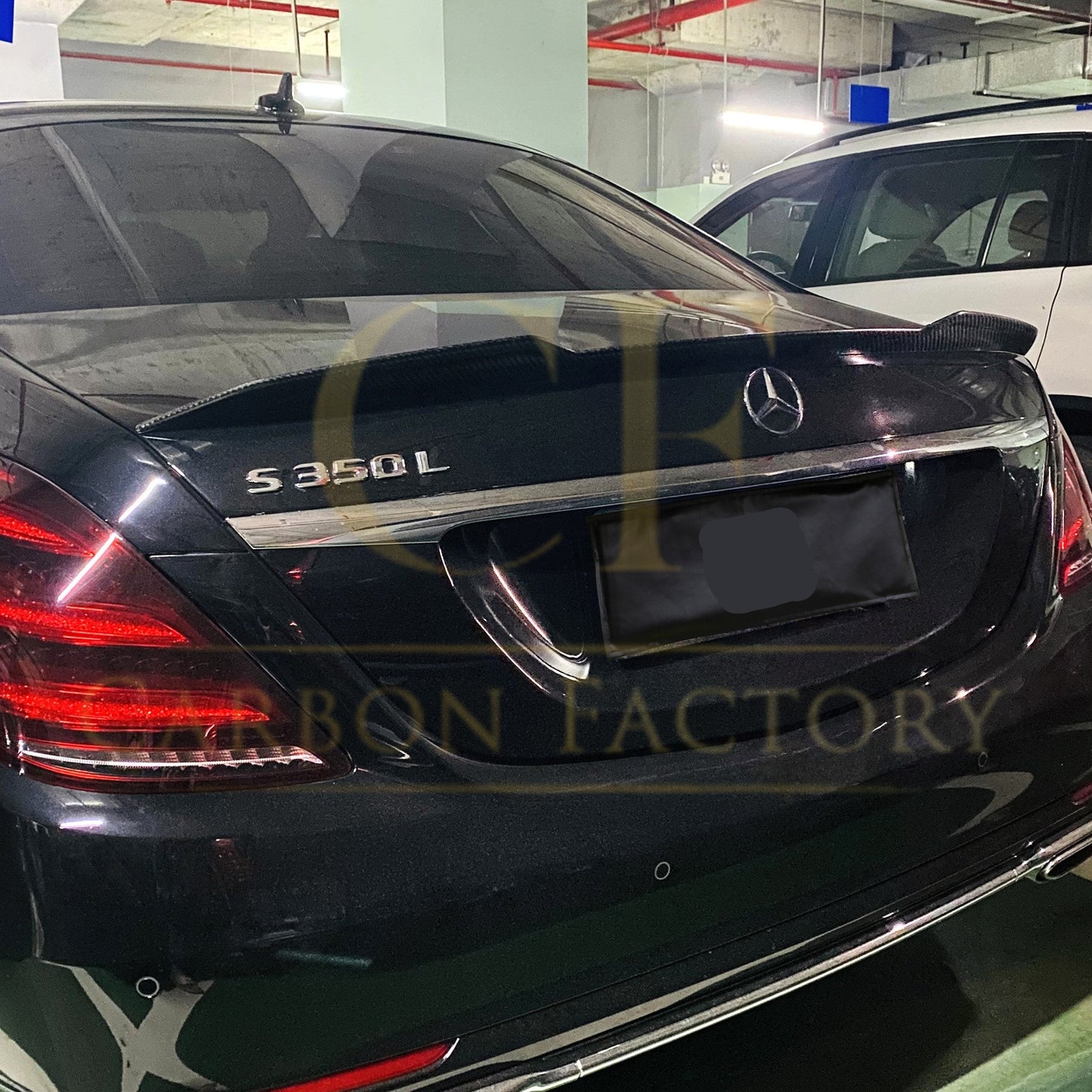 Mercedes Benz W222 S Class Saloon X Style Pre-preg Carbon Fibre Boot Spoiler 14-20-Carbon Factory