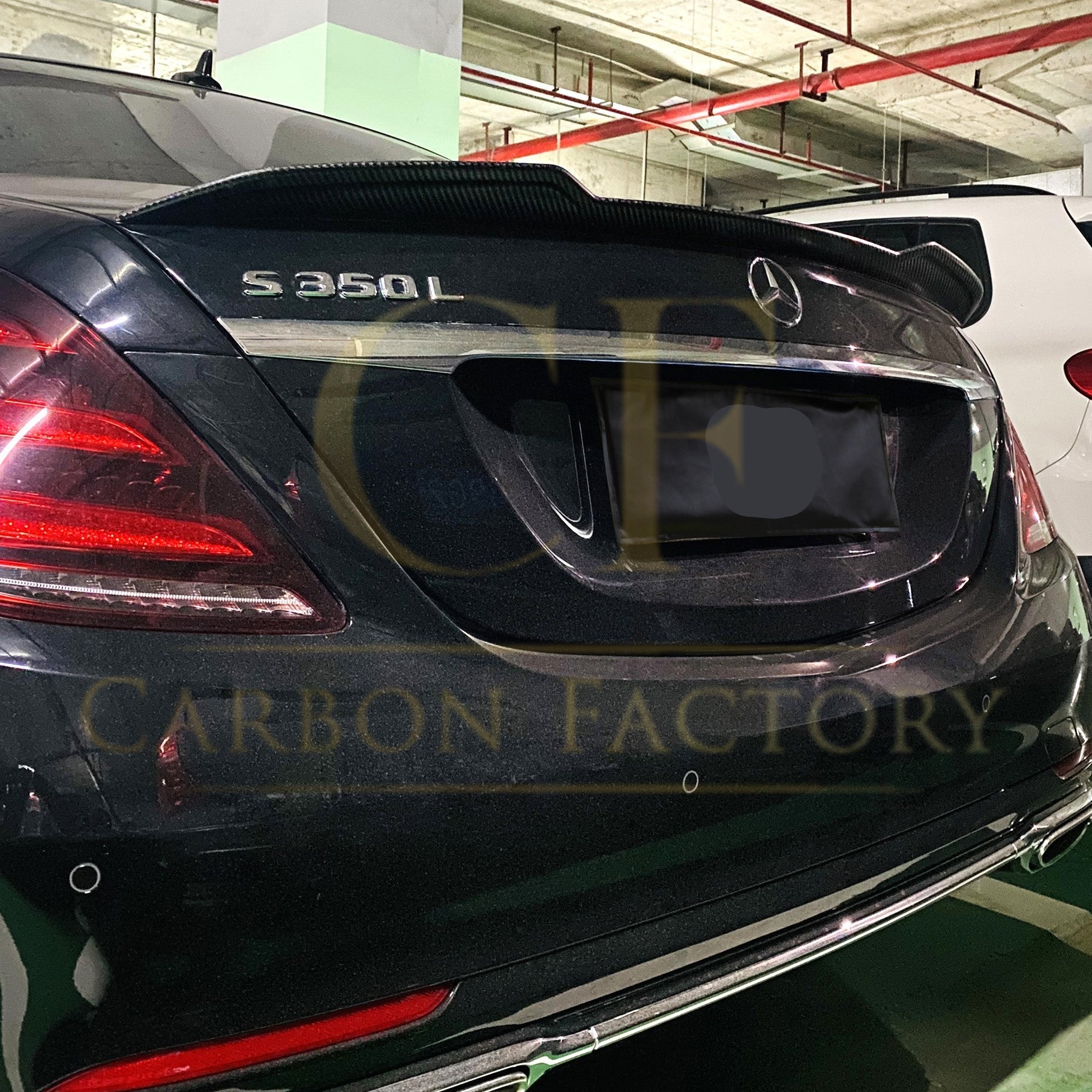 Mercedes Benz W222 S Class Saloon X Style Pre-preg Carbon Fibre Boot Spoiler 14-20 by Carbon Factory-Carbon Factory